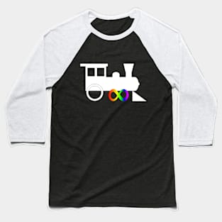 Autism train 2 Baseball T-Shirt